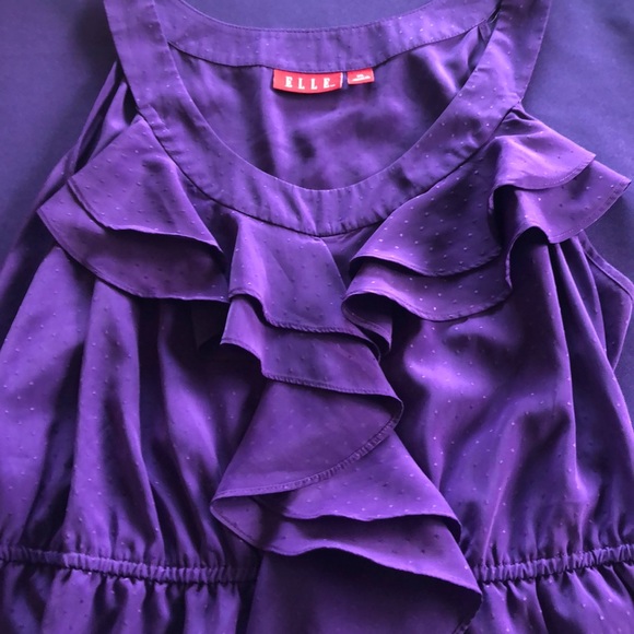 Elle Dresses & Skirts - Dress purple ruffle design Elle mini